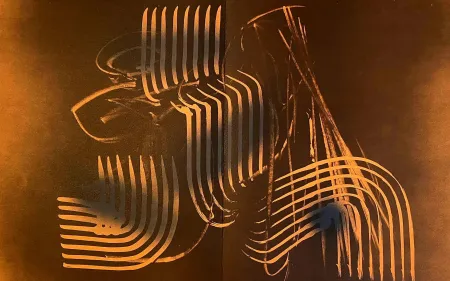 Lithografie Hartung - Farandole