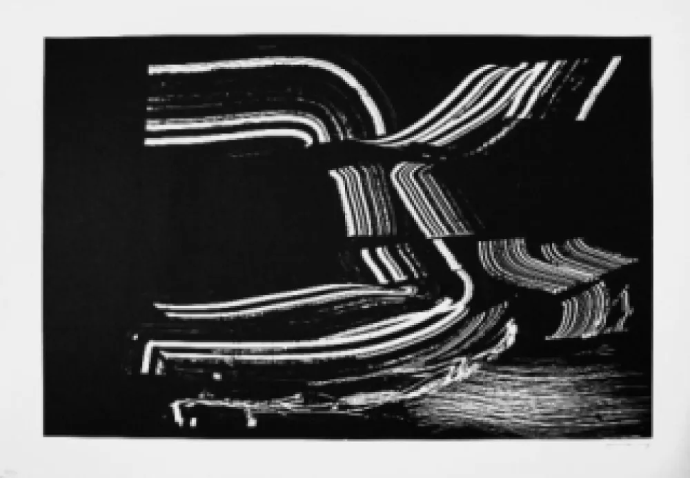 Lithografie Hartung - Farandole 14