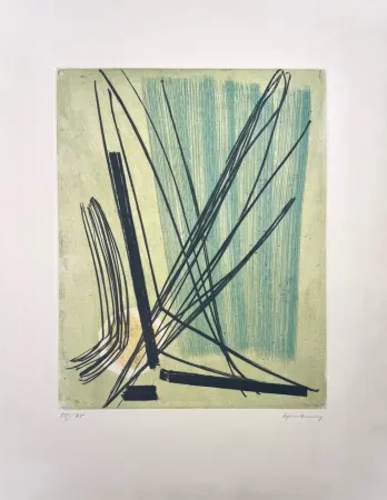 Ets En Aquatint Hartung - G 7 