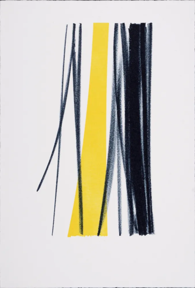 Lithografie Hartung - Gedanken (#4), 1987-88