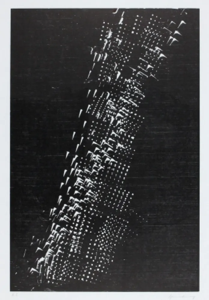 Houtsnede Hartung - H-1-1976