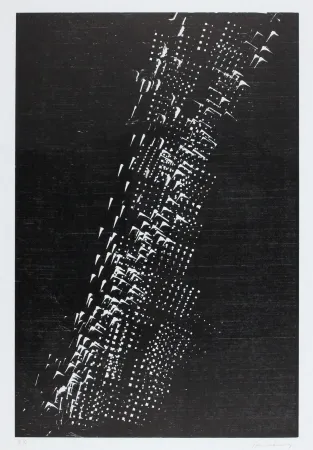 Houtsnede Hartung - H-1-1976