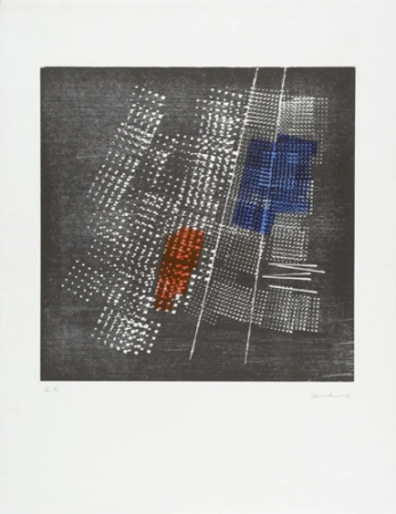 Houtsnede Hartung - H-10