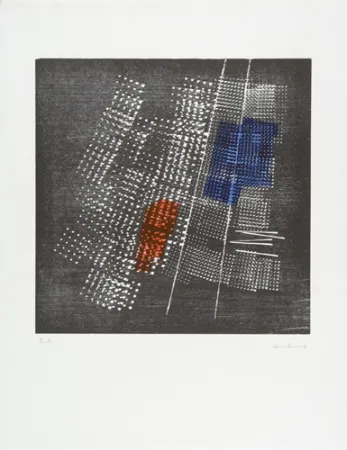 Houtsnede Hartung - H-10