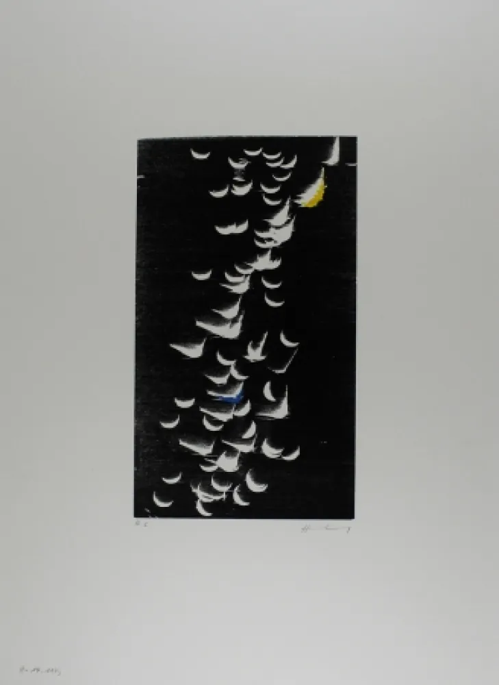 Houtsnede Hartung - H-14