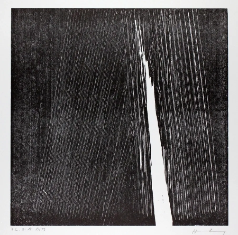 Houtsnede Hartung - H-18-1973