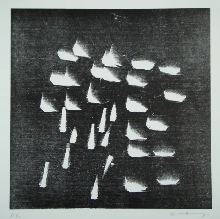 Houtsnede Hartung - H-19-1973