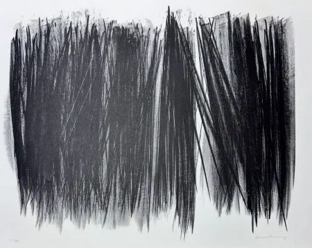 Lithografie Hartung - Hans Hartung (1904 - 1989) - L 105 - Lithograph on Arches paper - 1963