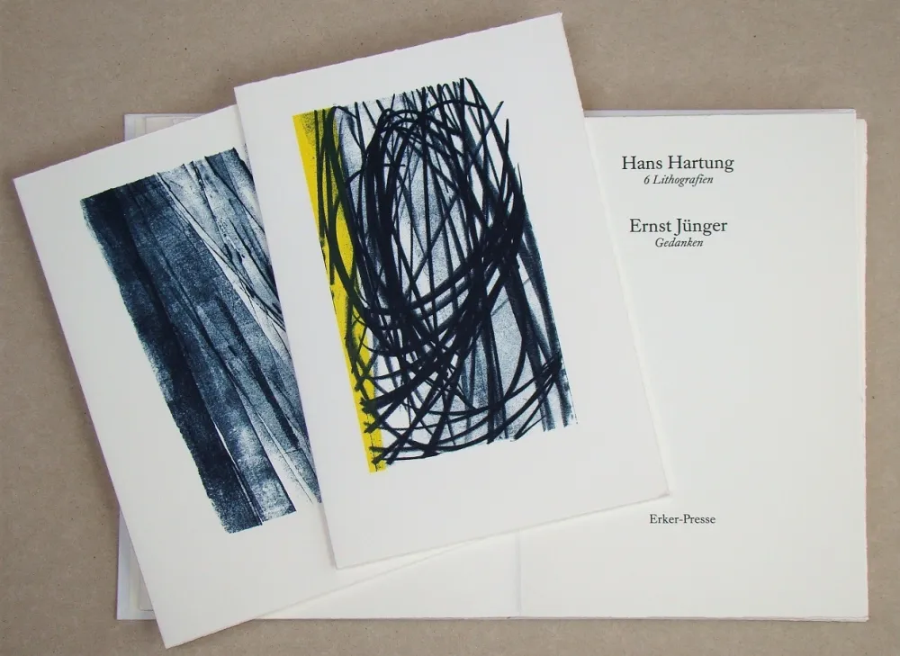 Geïllustreerd Boek Hartung - Hans Hartung 6 Lithografien & Ernst Jünger Gedanken