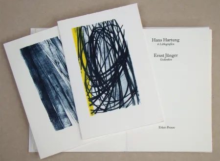 Geïllustreerd Boek Hartung - Hans Hartung 6 Lithografien & Ernst Jünger Gedanken