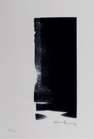 Lithografie Hartung - Hans Hartung – Gedanken (A), 1987-88 – Hand-signed!