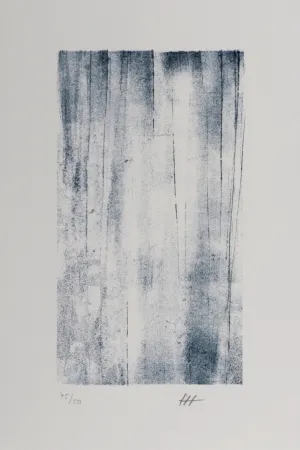 Lithografie Hartung - Hans Hartung – Gedanken (D), 1987-88 – Hand-signed!