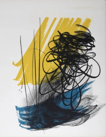 Lithografie Hartung - Homage to San Lazzaro, 1975