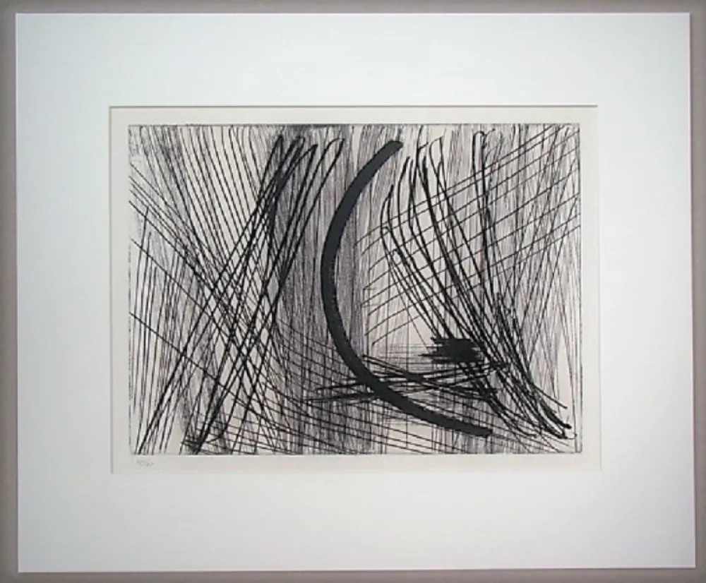 Ets En Aquatint Hartung - Komposition G.23