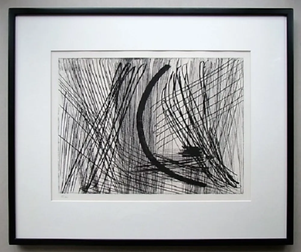 Ets En Aquatint Hartung - Komposition G.23