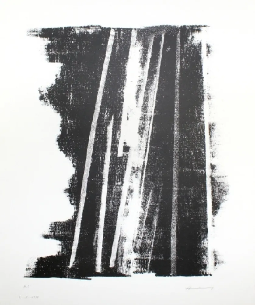 Lithografie Hartung - L-1