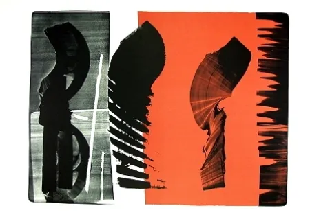 Lithografie Hartung - L-14B