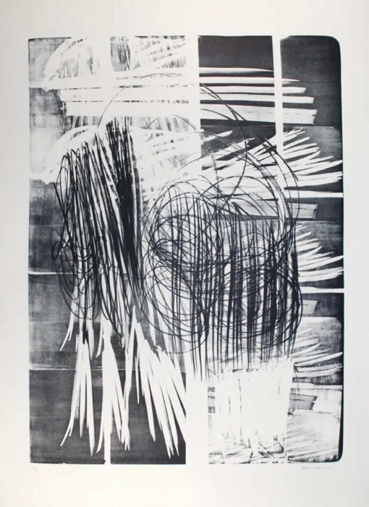 Lithografie Hartung - L - 16B - 1974 