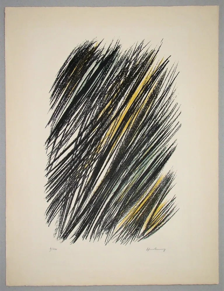 Lithografie Hartung - L 19 - 1957