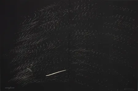 Lithografie Hartung - L 1970 - 2