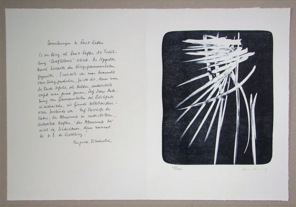 Lithografie Hartung - L 1976-27