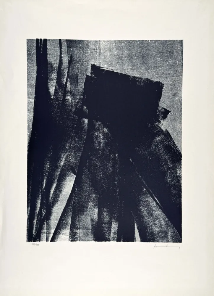Lithografie Hartung - L 1977-4 