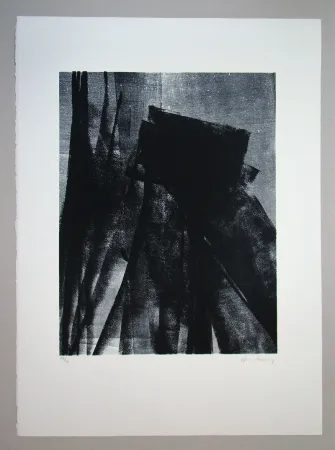 Lithografie Hartung - L 1977 - 4