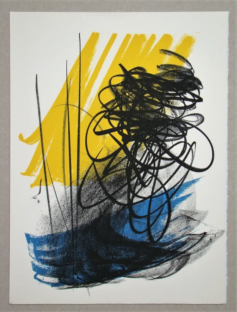 Lithografie Hartung - L différée - 2, 1964