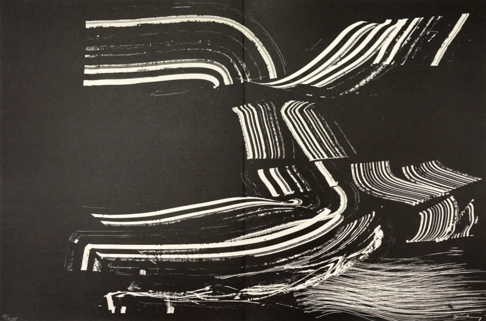 Lithografie Hartung - Lithograph XII from Farandole