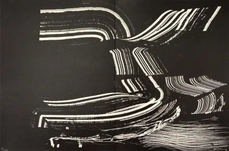 Lithografie Hartung - Lithograph XII from Farandole