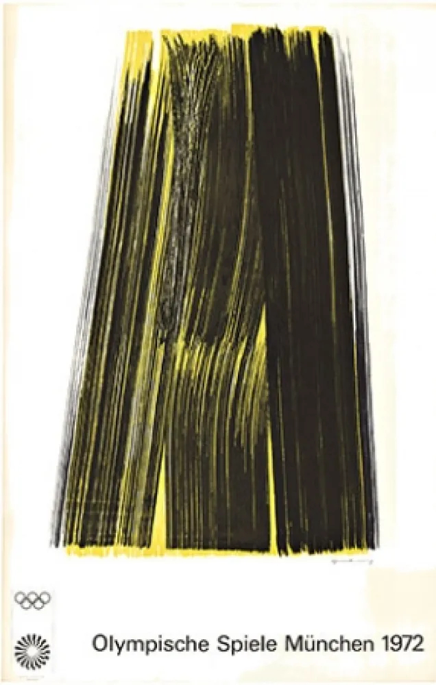 Zeefdruk Hartung - OLYMPICS MUNICH