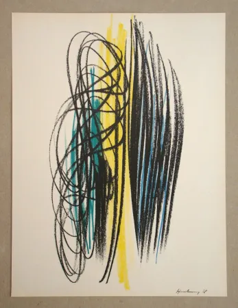 Lithografie Hartung - Pastel P. 1958 - 35