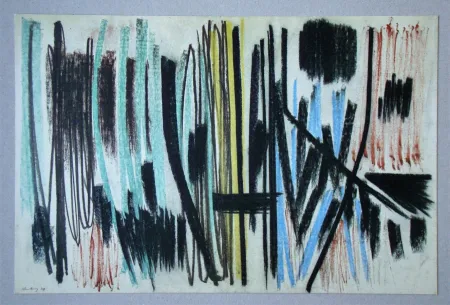 Lithografie Hartung - Pastel P.1950-4