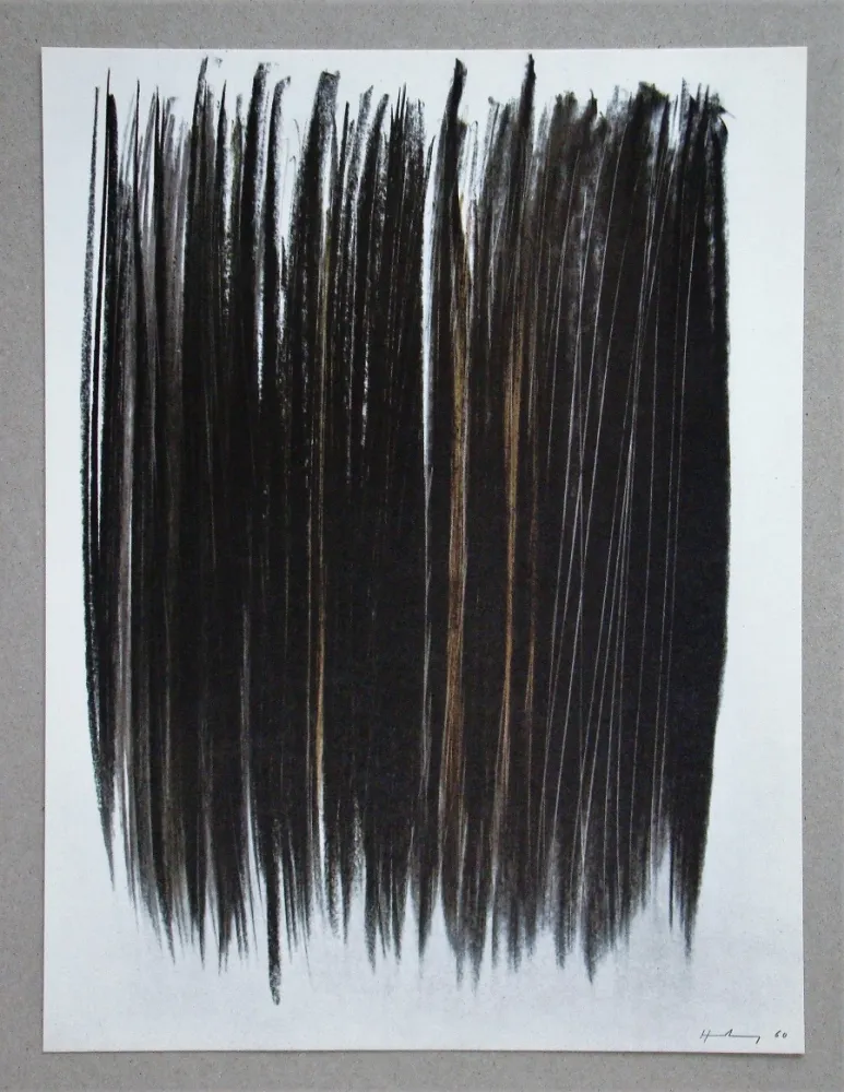 Lithografie Hartung - Pastel P.1960-76