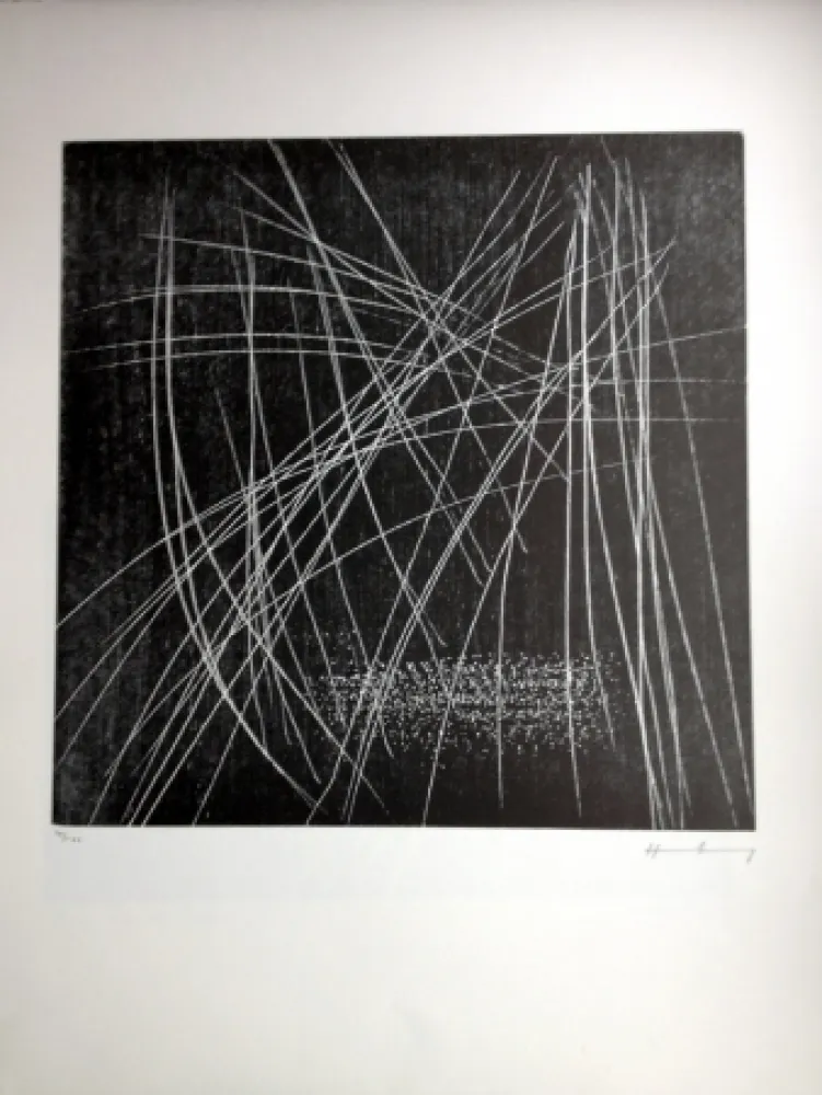 Houtsnede Hartung - S/T