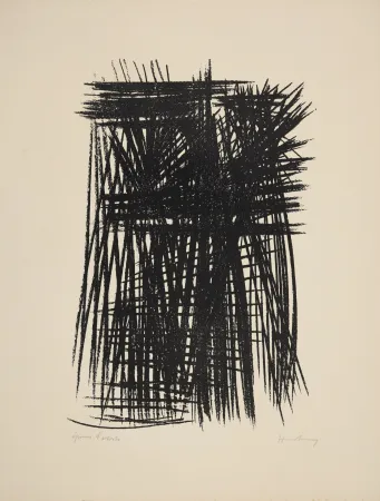 Lithografie Hartung - Untitled (L 32, first state)