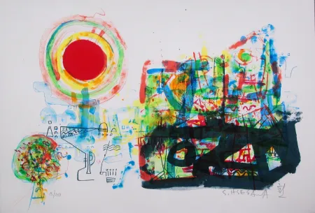 Lithografie Hasegawa - Aube