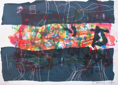 Lithografie Hasegawa - Crépuscule