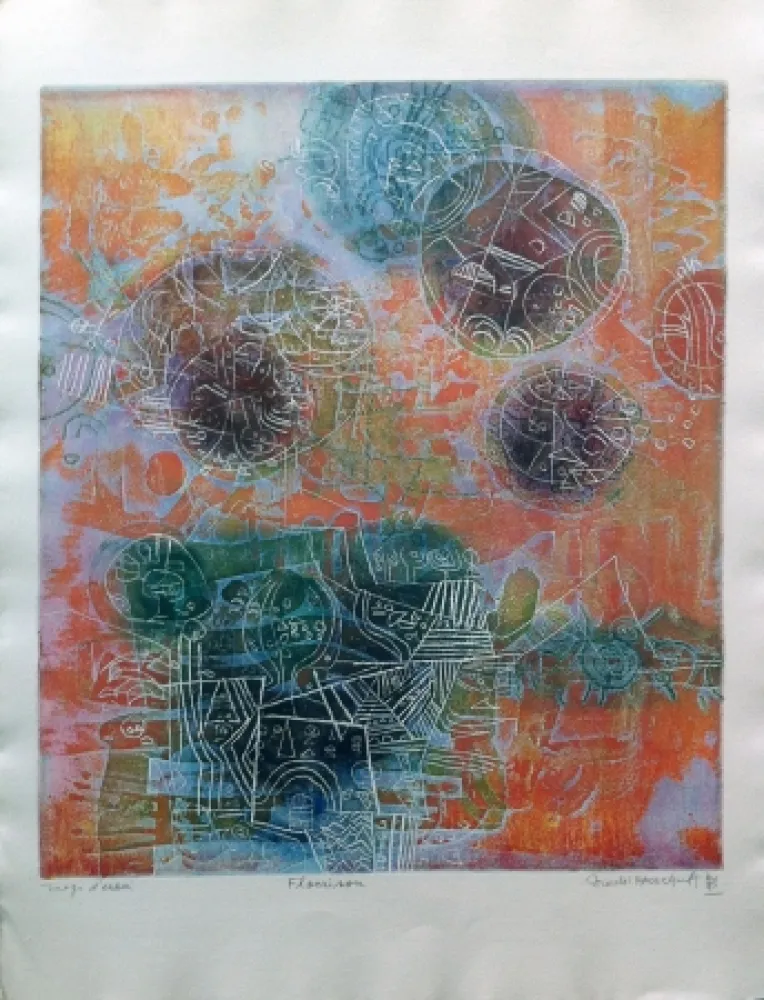 Ets En Aquatint Hasegawa - Floraison