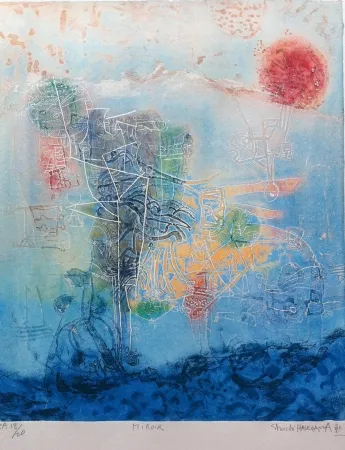 Ets En Aquatint Hasegawa - Miroir