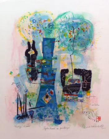 Lithografie Hasegawa - Splendeurs du printemps 