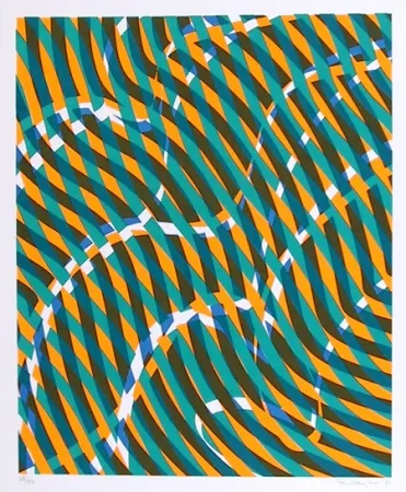 Zeefdruk Hayter - #1 from the Aquarius Suite