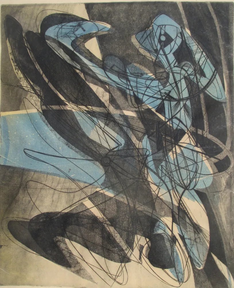 Ets En Aquatint Hayter - Jeux d'Eau