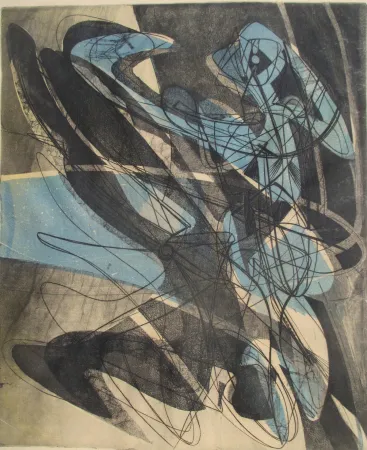 Ets En Aquatint Hayter - Jeux d'Eau