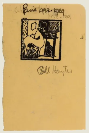 Houtsnede Hayter - Untitled (Horse and Nude)