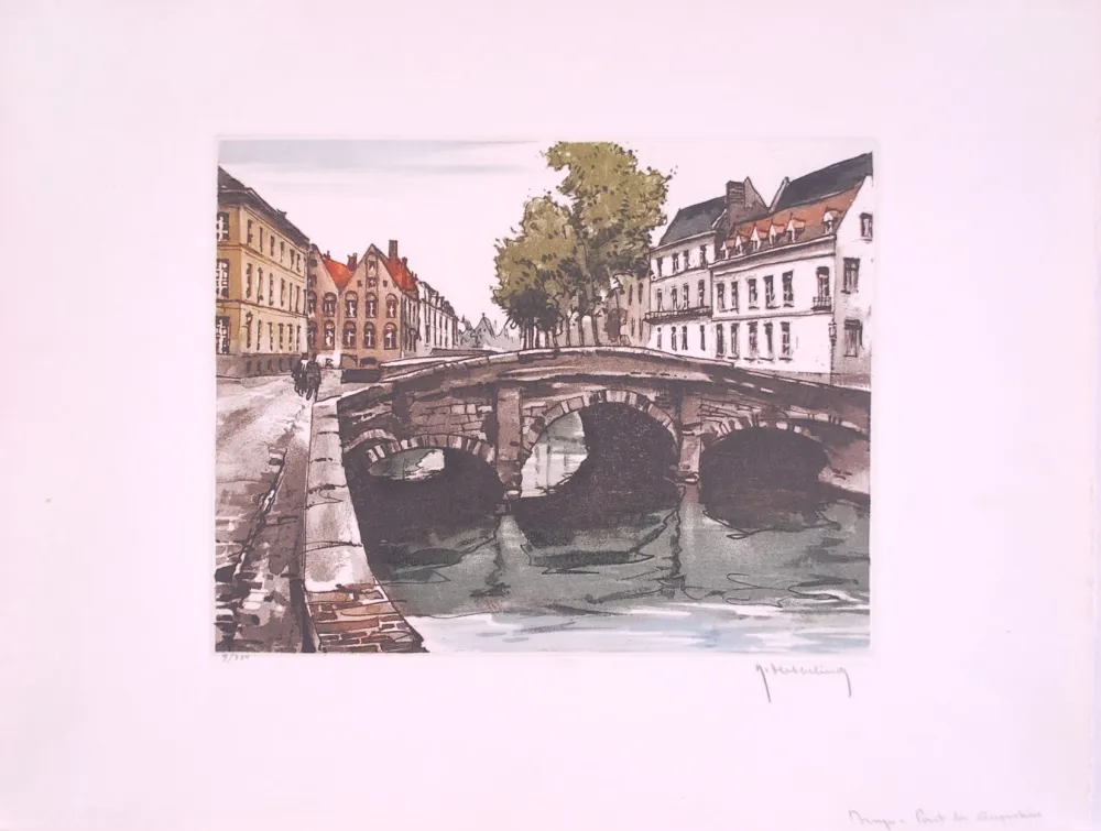 Ets Hebbelinck - Bruges : Pont des Augustins