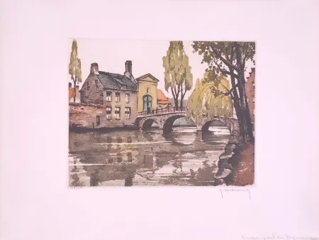 Ets Hebbelinck - Bruges : Pont du Béguinage.