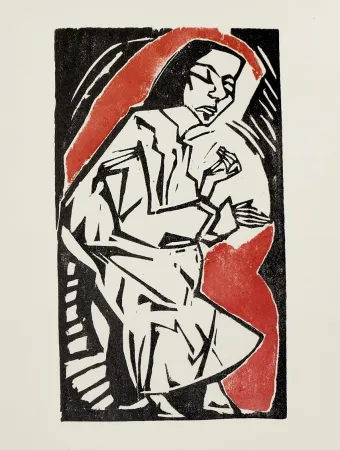 Geïllustreerd Boek Heckel - Liegende (Reclining Woman)