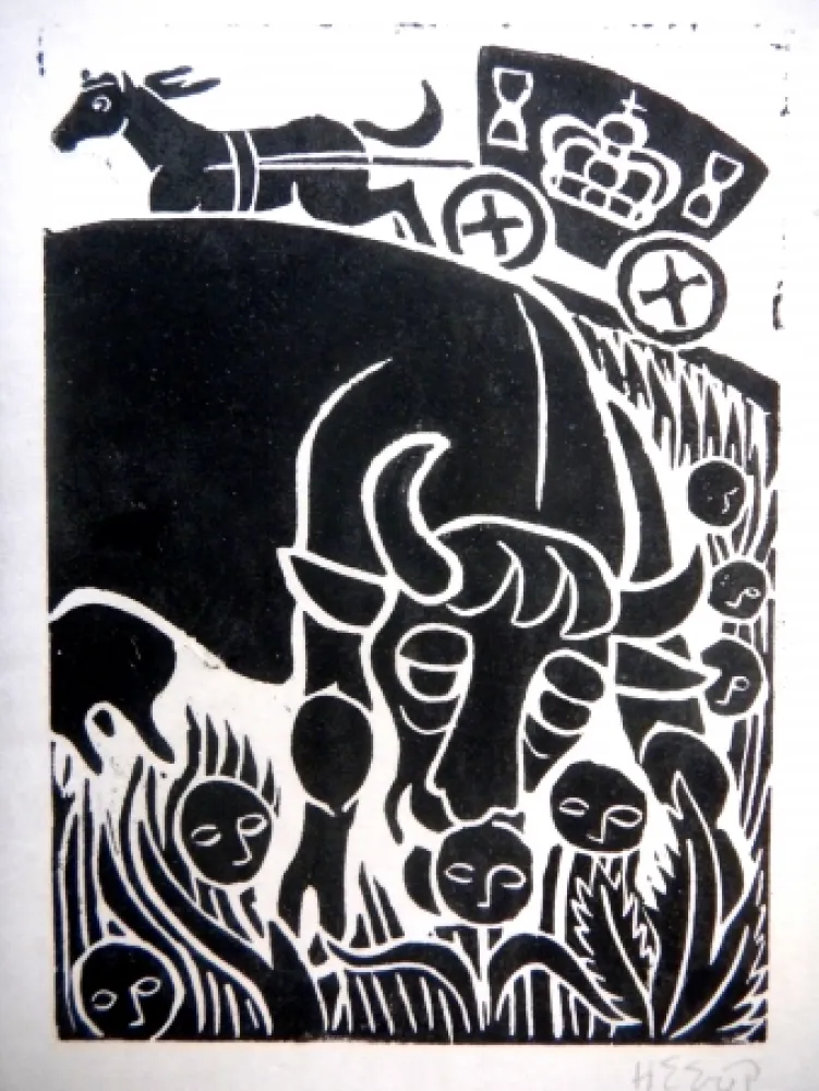 Linosnede Heerup - Grass I