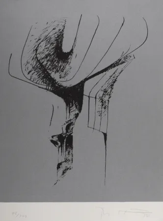 Lithografie Heiliger - Composition, 1972 - Hand-signed